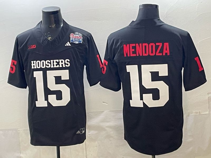 Men Ohio State Buckeyes #15 Mendoza Black 2026 NCAA Jersey 03->ncaa teams->NCAA Jersey